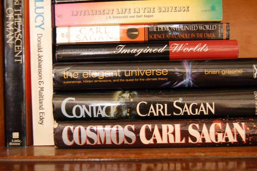 Collection of Books by Carl Sagan and Others