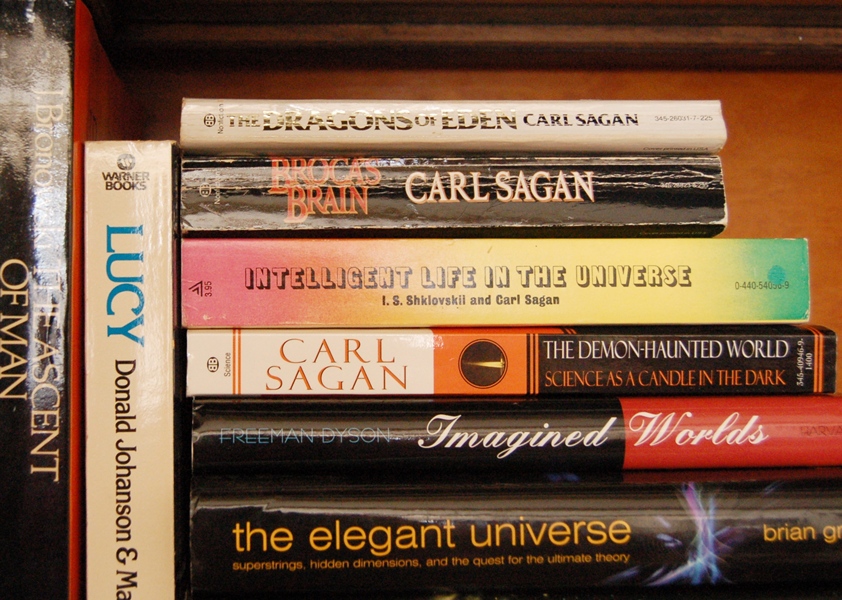Collection of Books by Carl Sagan and Others