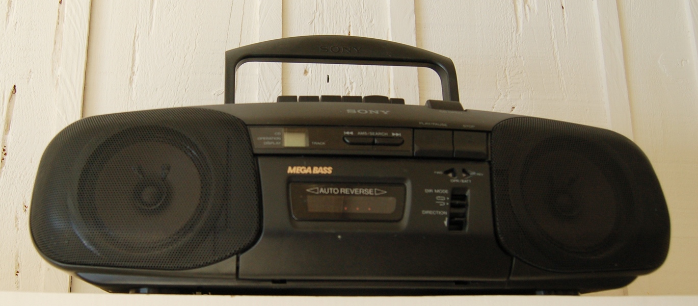 Two Sony CD Radio Cassette Players