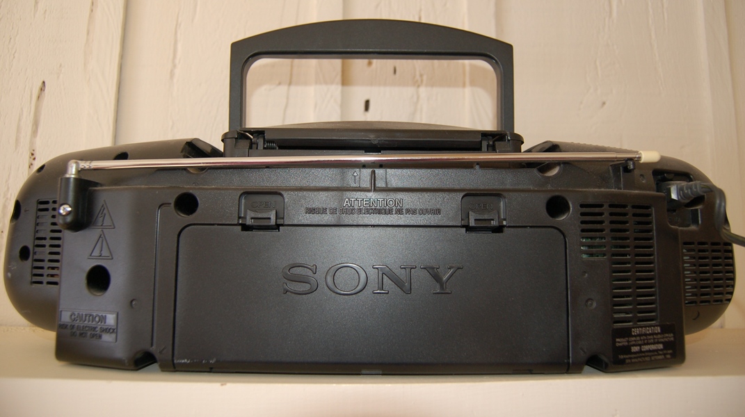 Two Sony CD Radio Cassette Players