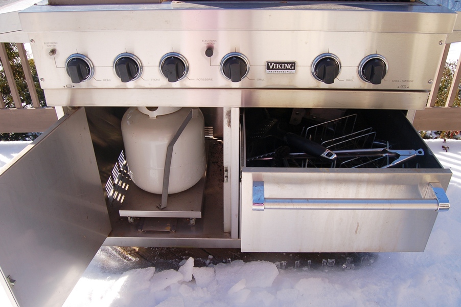 Viking Grill with Frontgate Cover