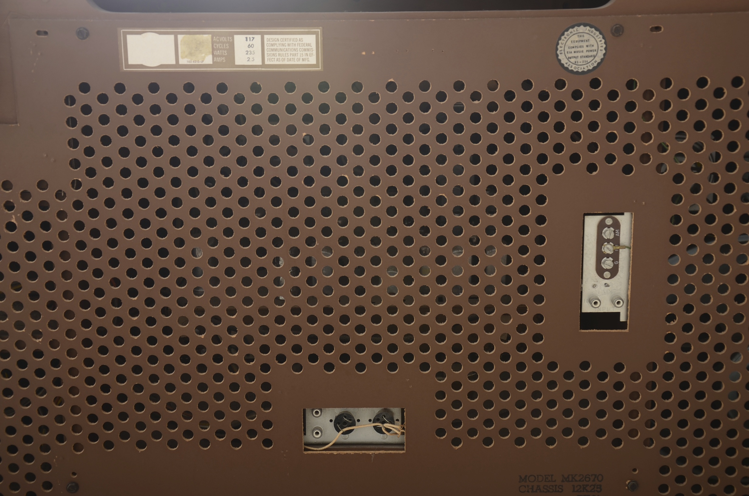 1963 Zenith High Fidelity Stereo FM Radio Console