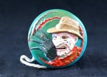 Vintage Pop Culture Yo Yos: Freddy Krueger, Ghost Busters, Dick Tracy