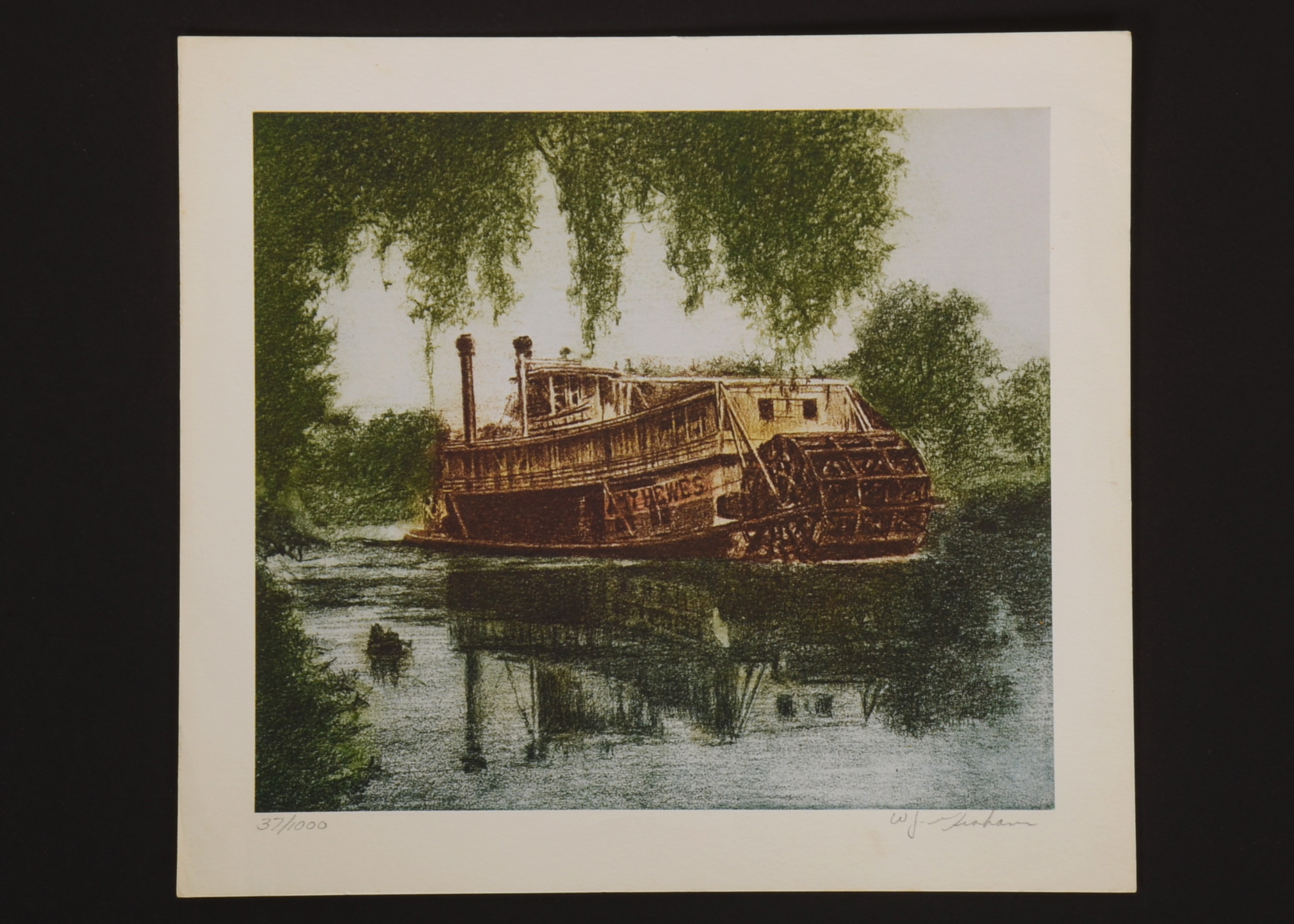 Pencil Signed and Numbered Print by W.J. Graham