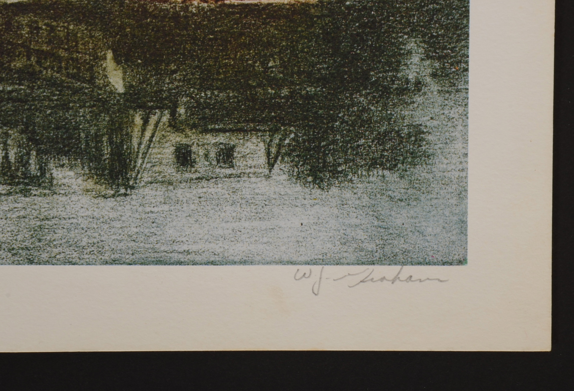 Pencil Signed and Numbered Print by W.J. Graham