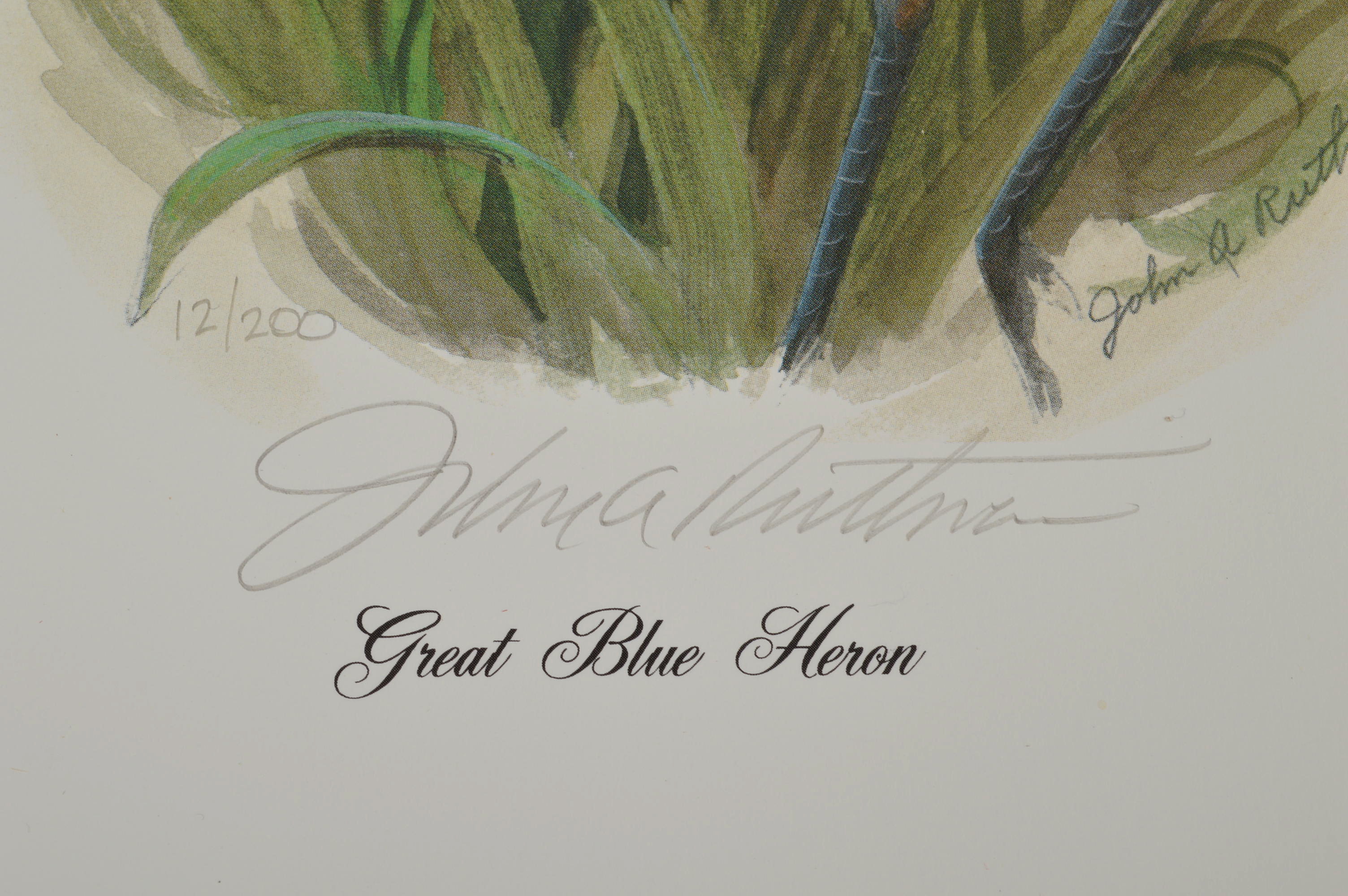 Two Pencil Signed and Numbered John Ruthven Prints