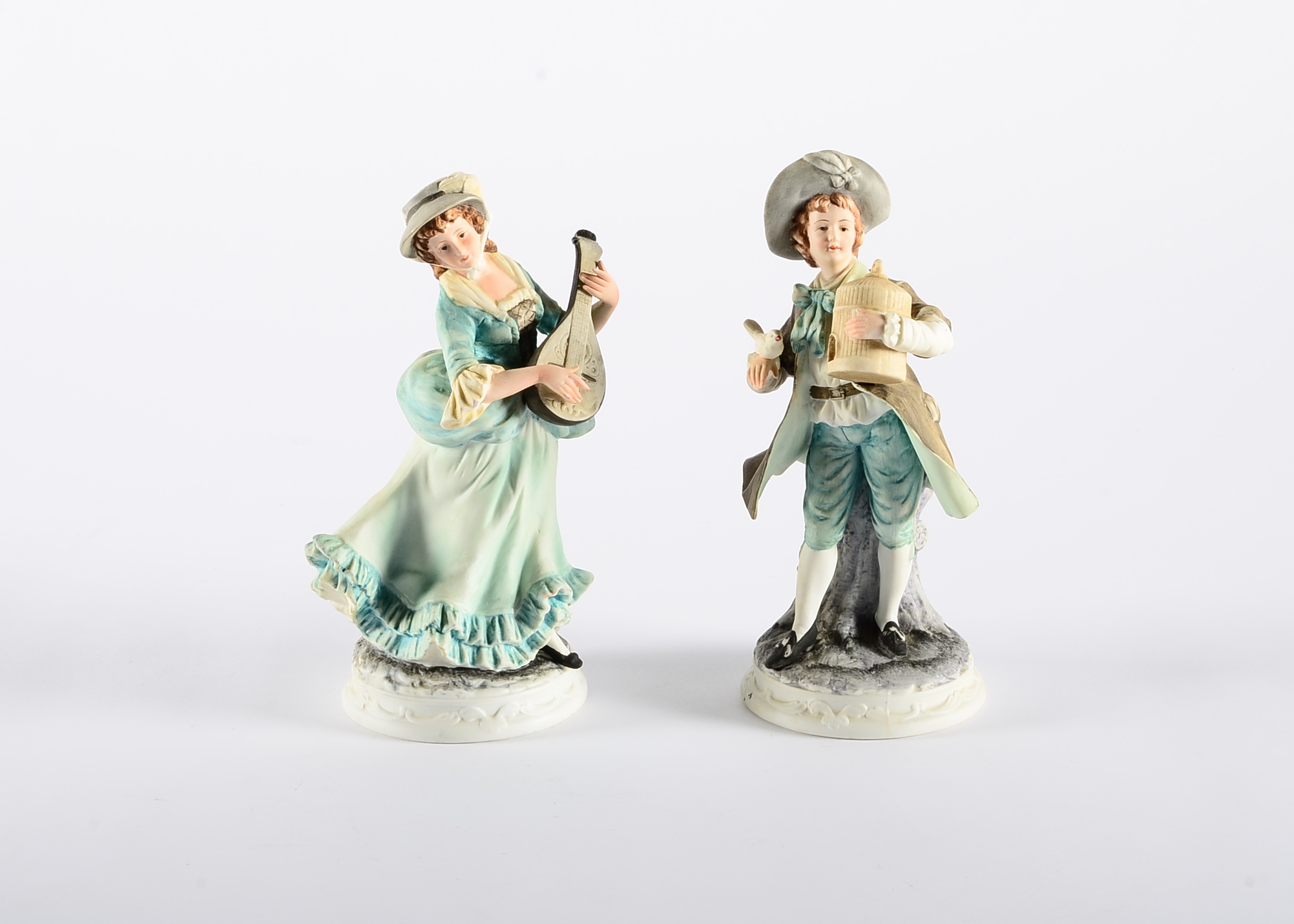 Vintage Pair of Andrea by Sadek Figurines