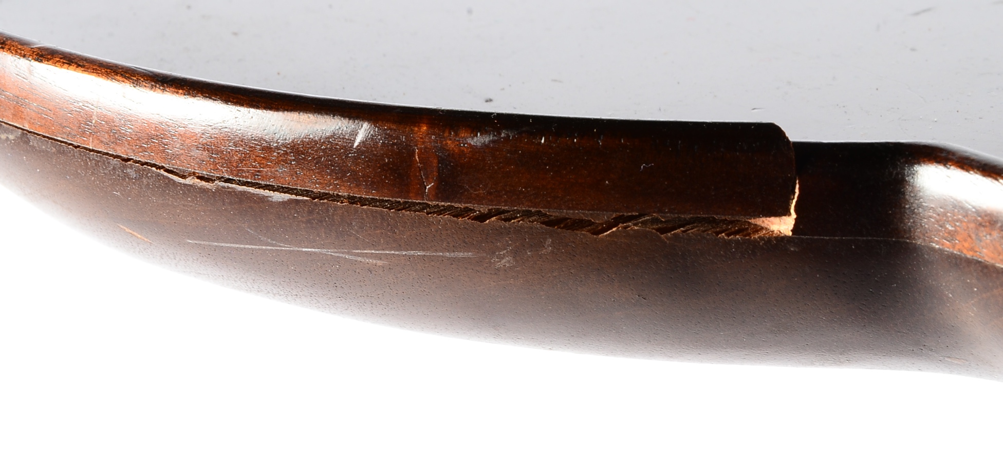 Mahogany Pie Crust Pedestal Table