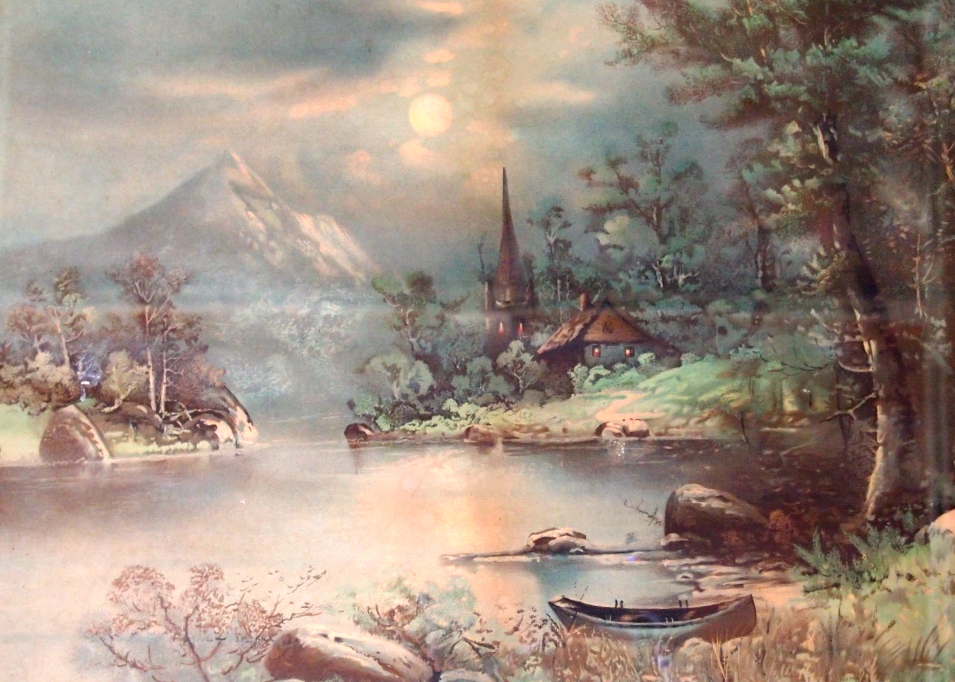 Antique J. Hoover Chromolithograph Print