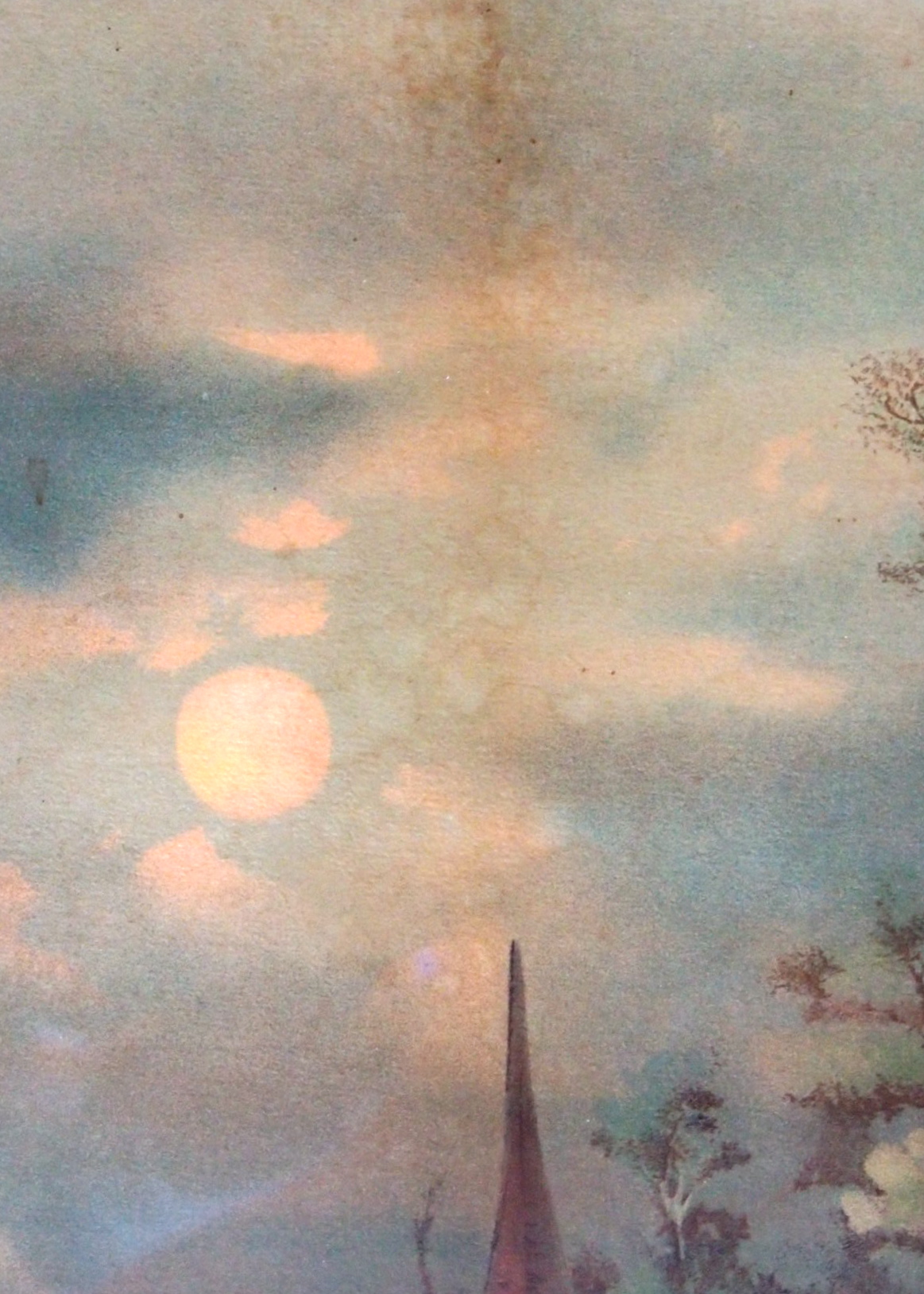 Antique J. Hoover Chromolithograph Print