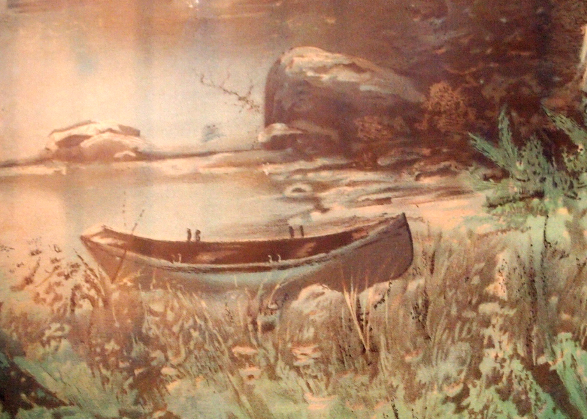 Antique J. Hoover Chromolithograph Print