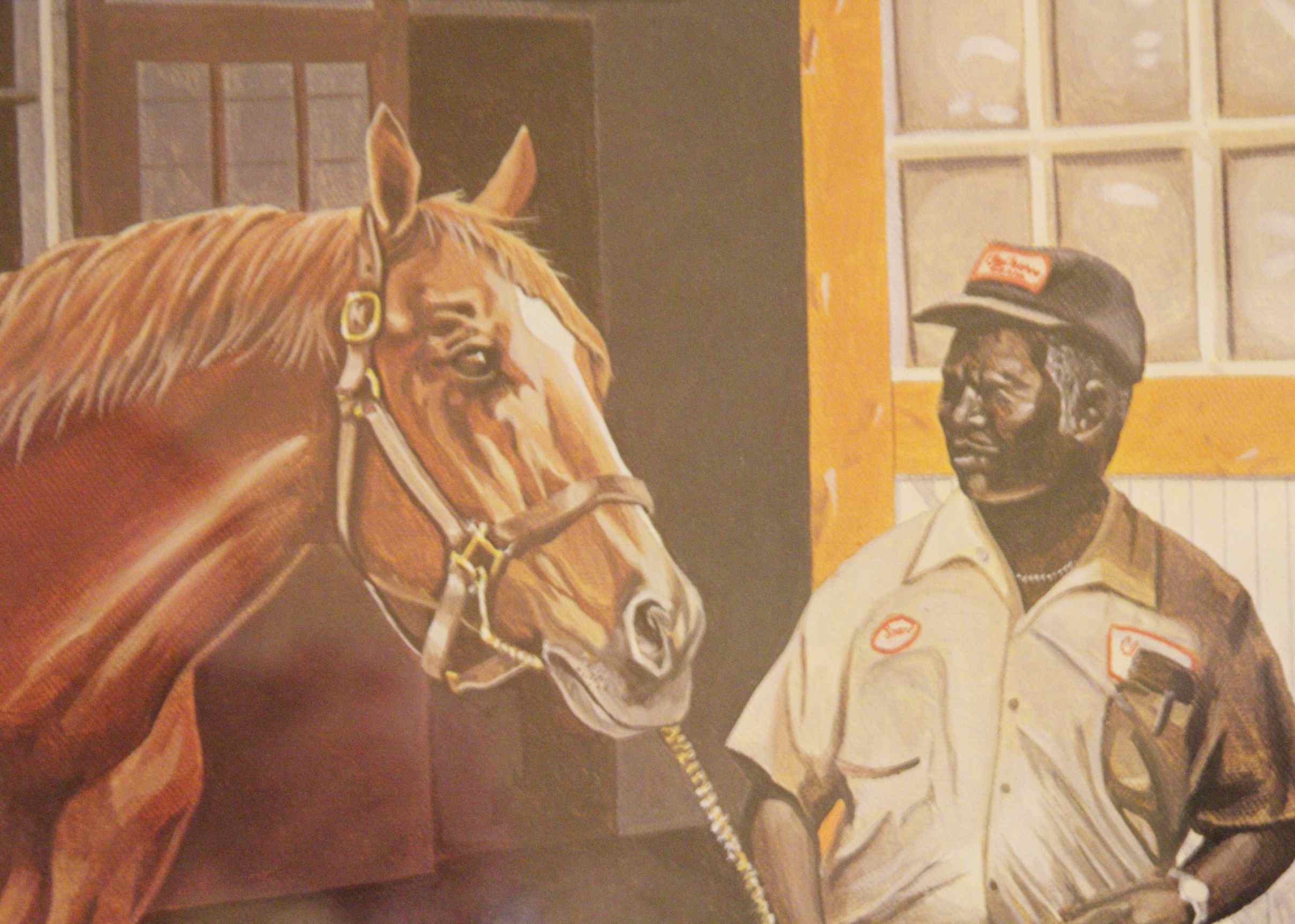 Signed and Numbered Secretariat Print by Gene Gray