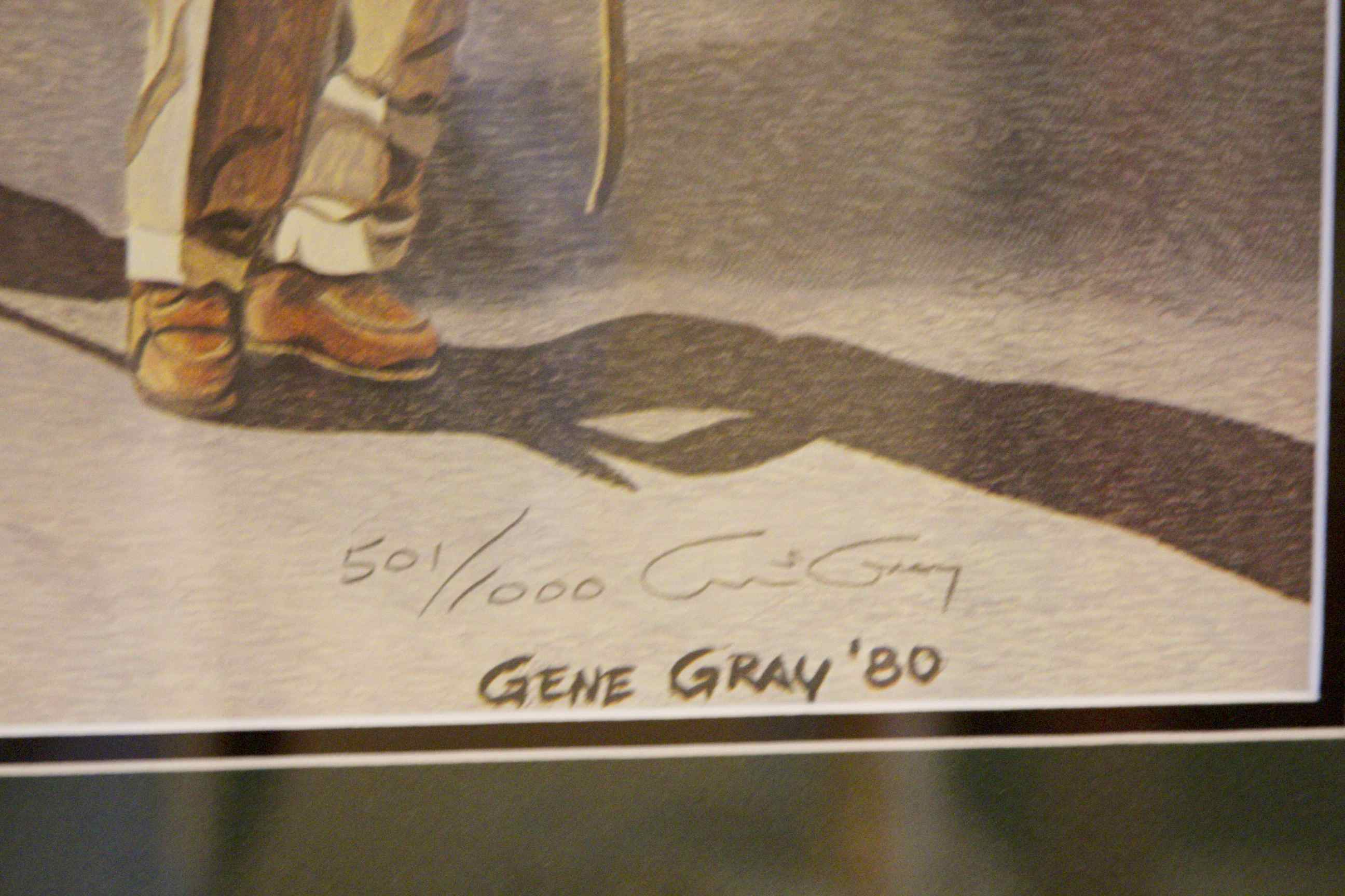 Signed and Numbered Secretariat Print by Gene Gray