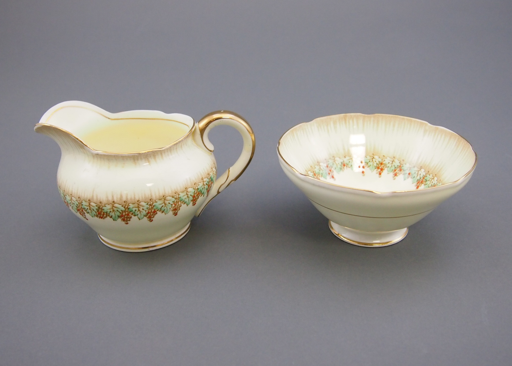 1930s Paragon Fine China Grapevine Tea Service