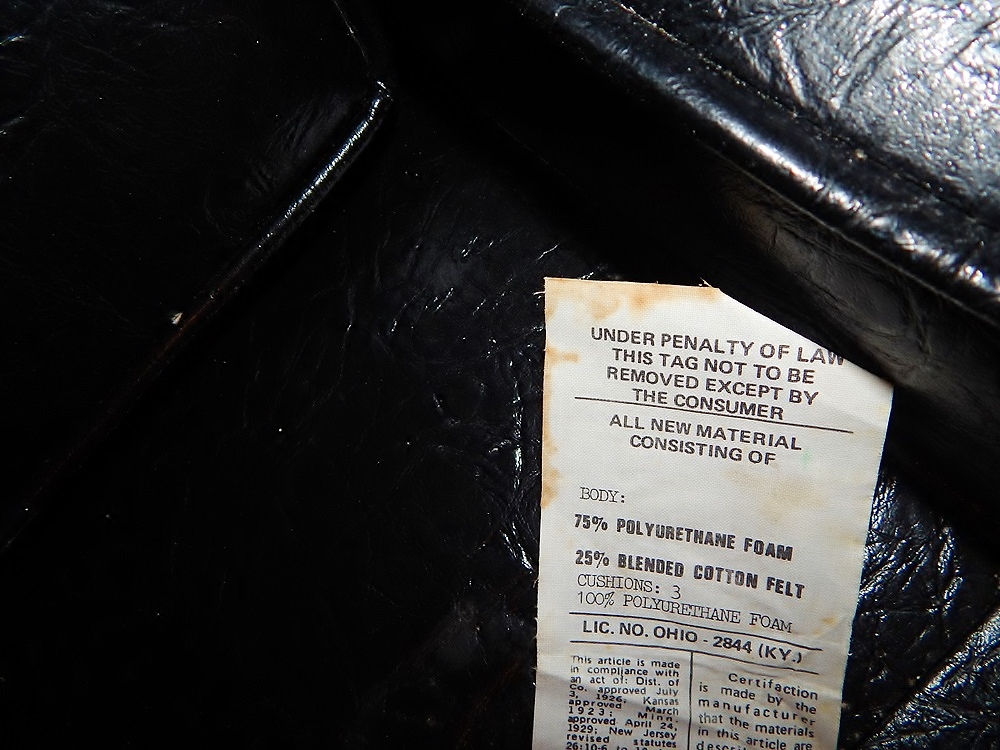 Vintage Leather-Look Whiskey Barrel Sofa