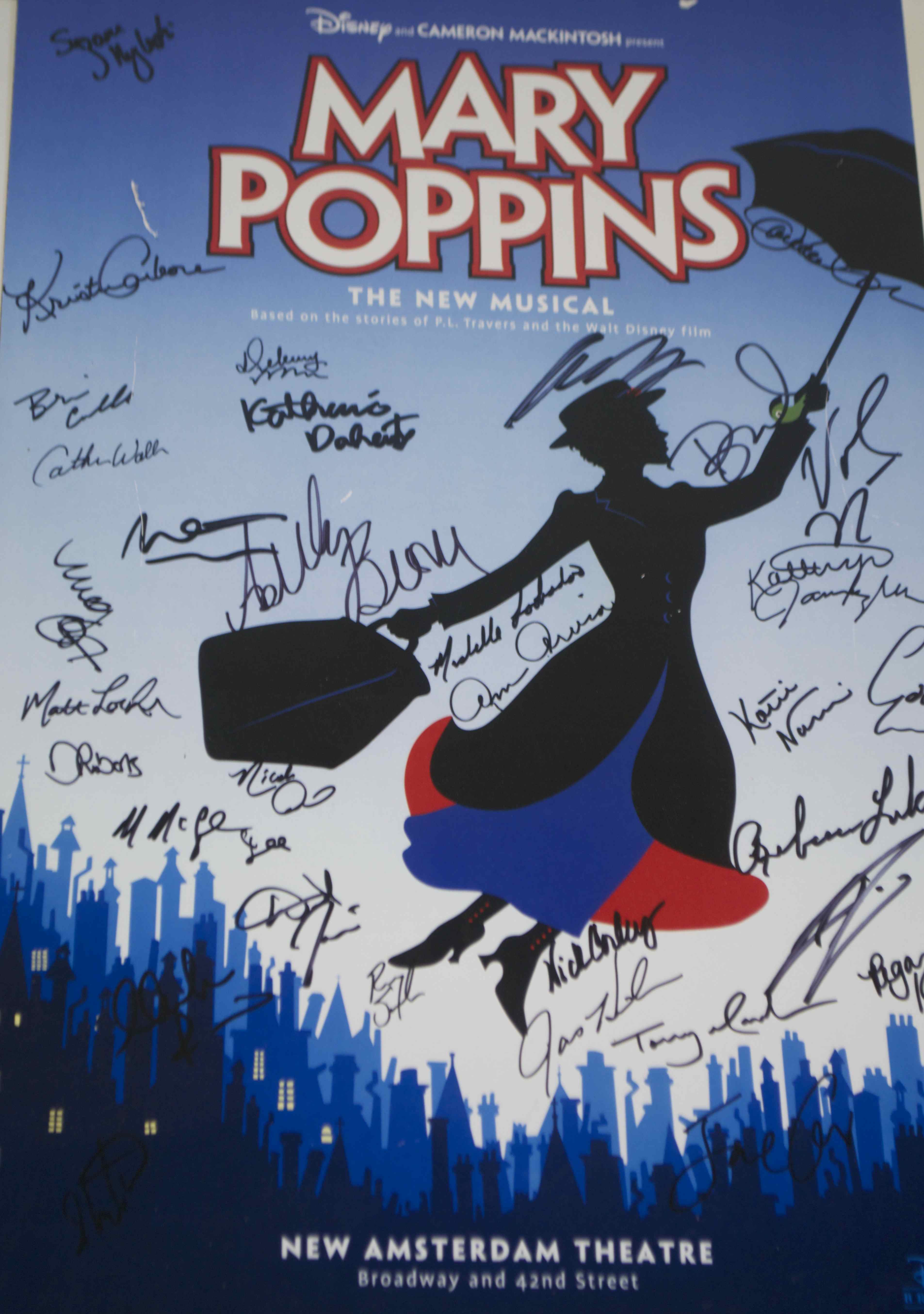Two Signed Broadway Poster Prints