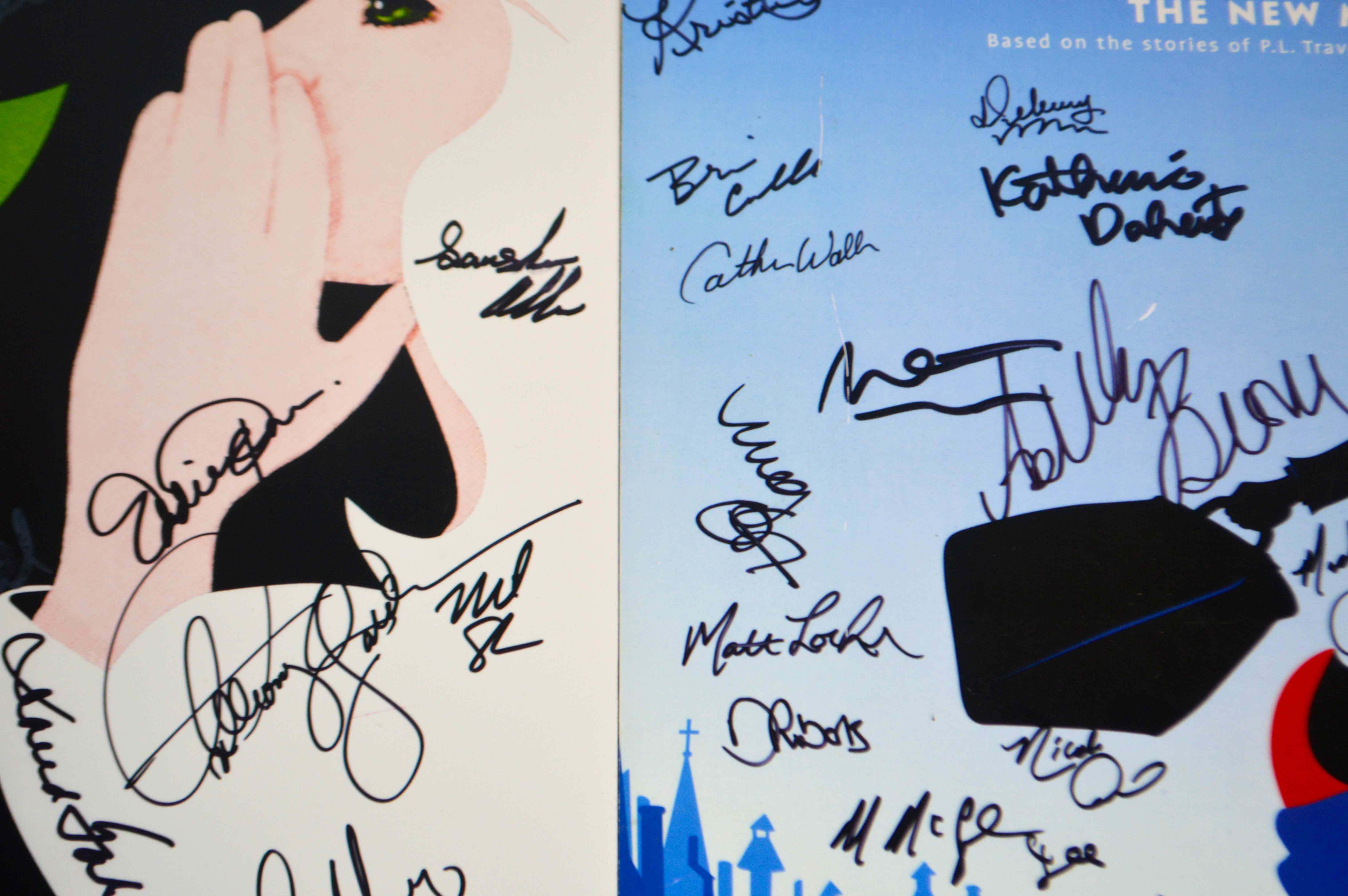 Two Signed Broadway Poster Prints