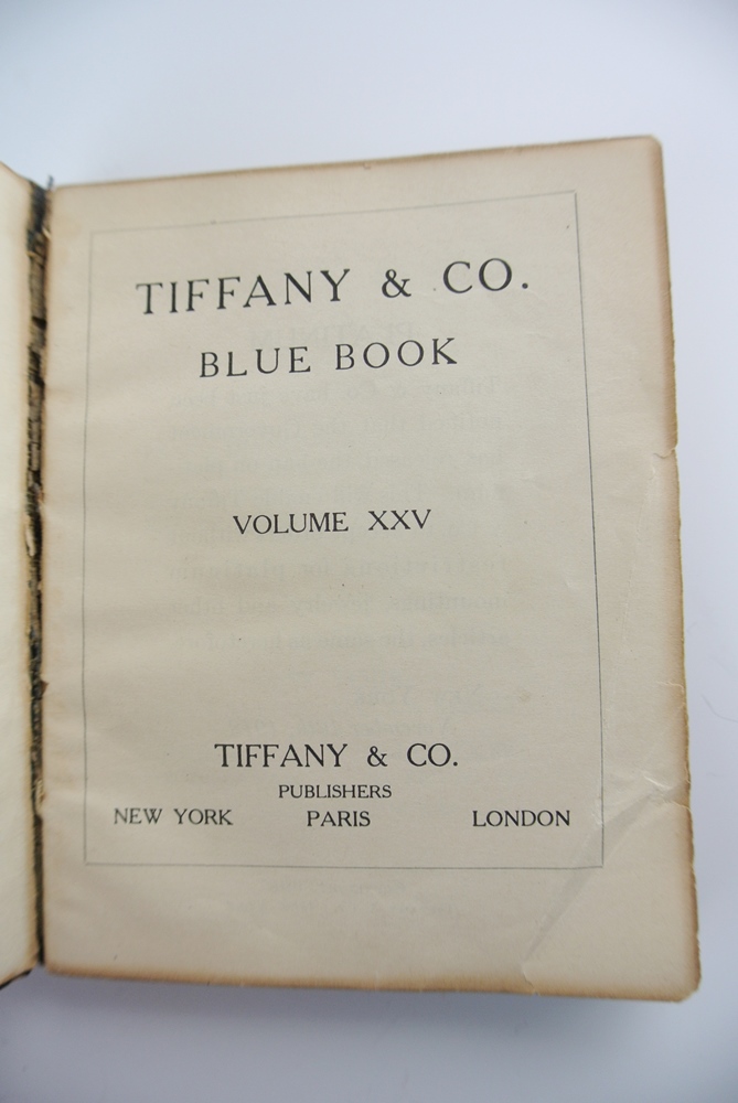 1918 Original Tiffany & Company "Blue Book" 