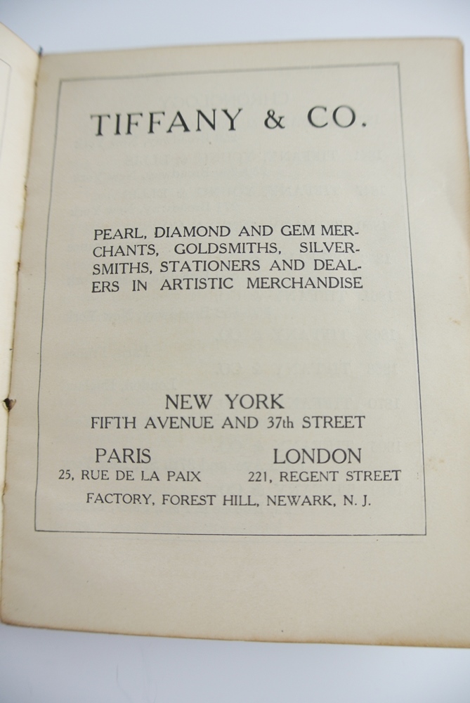 1918 Original Tiffany & Company "Blue Book" 