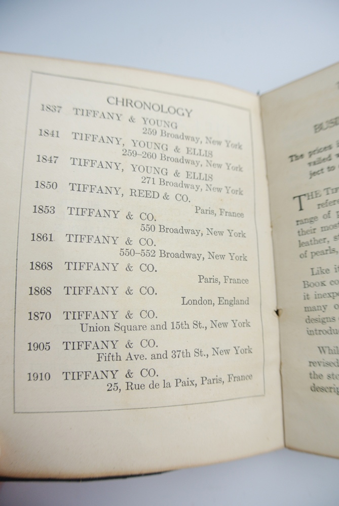 1918 Original Tiffany & Company "Blue Book" 