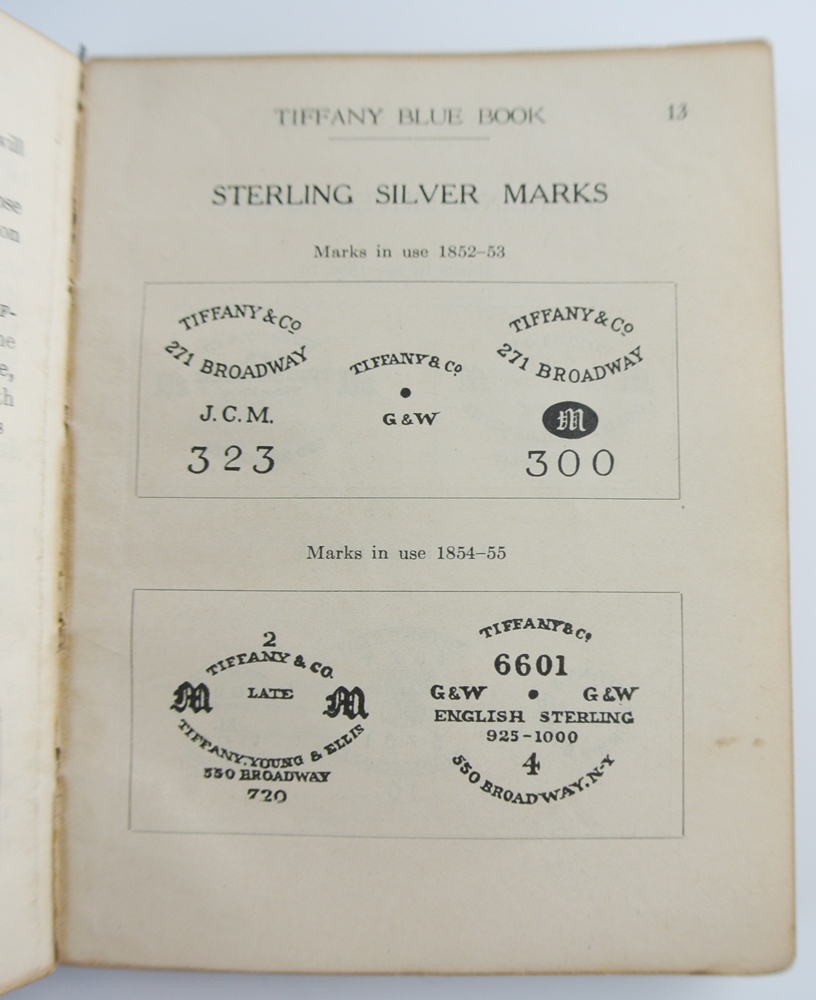 1918 Original Tiffany & Company "Blue Book" 