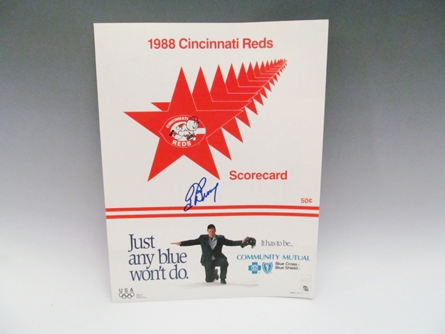 Tom Browning Autographed "Perfect Game" Scorecard