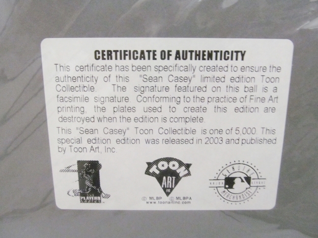 Sean Casey Special Edition Print Collectible