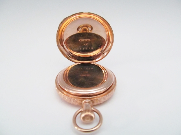Antique 14K Rose Gold Pocket Watch