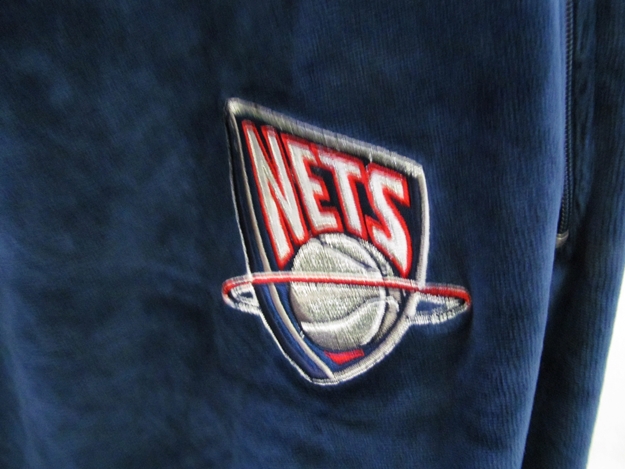 NBA Nets Velour Track Pants, XXL