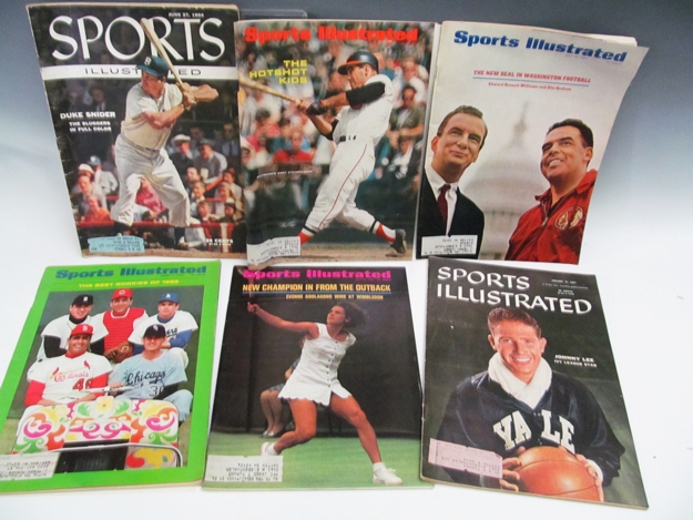 Vintage Sports Illustrated and Life Magazines