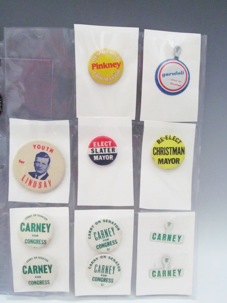 100 Presidential, Political, Union and Teamster Buttons