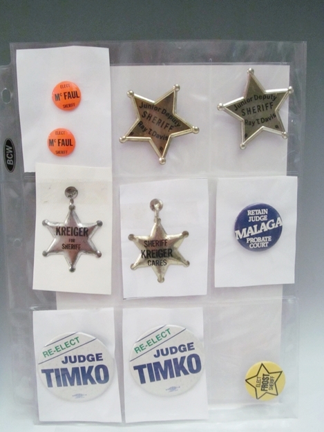 100 Presidential, Political, Union and Teamster Buttons