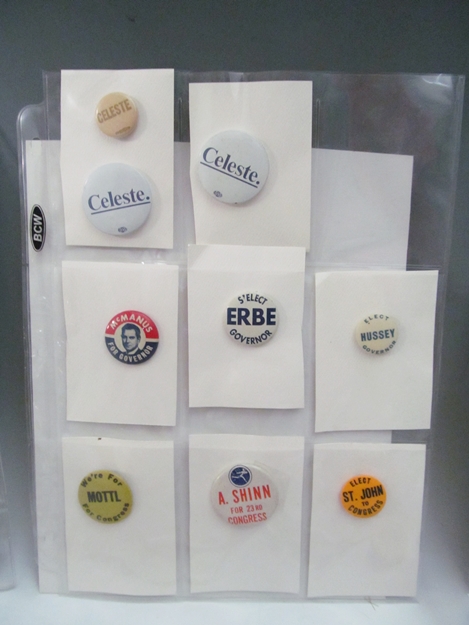 100 Presidential, Political, Union and Teamster Buttons