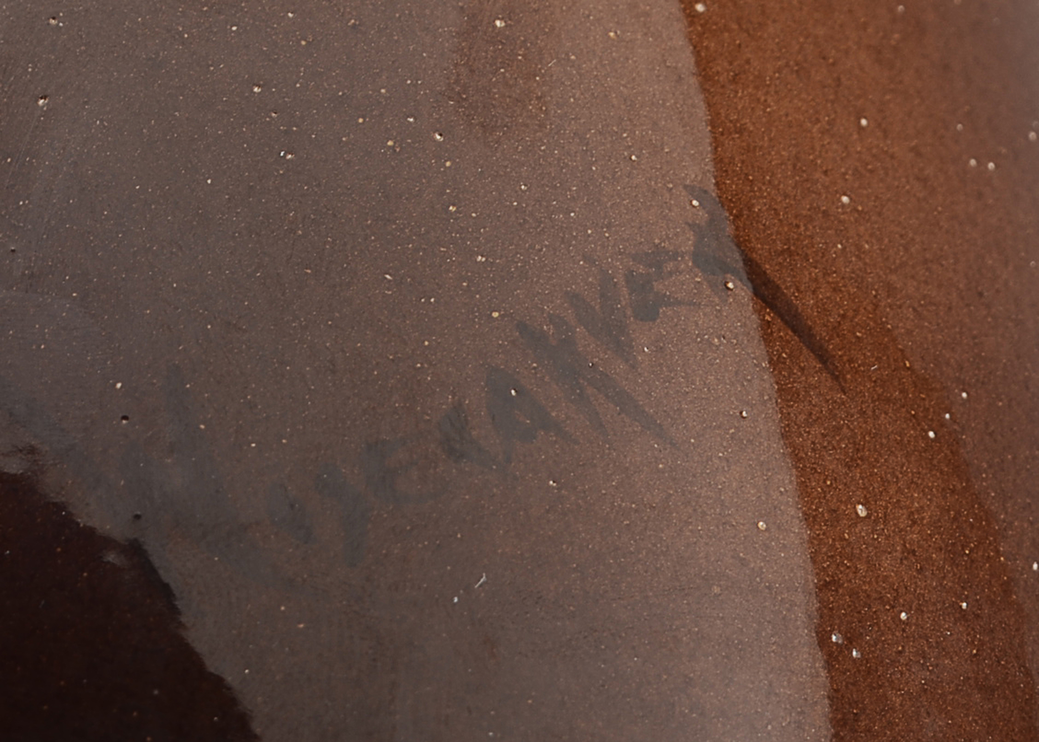 Wihoa's Rick Wisecarver Hand Painted Art Pottery Indian Vase