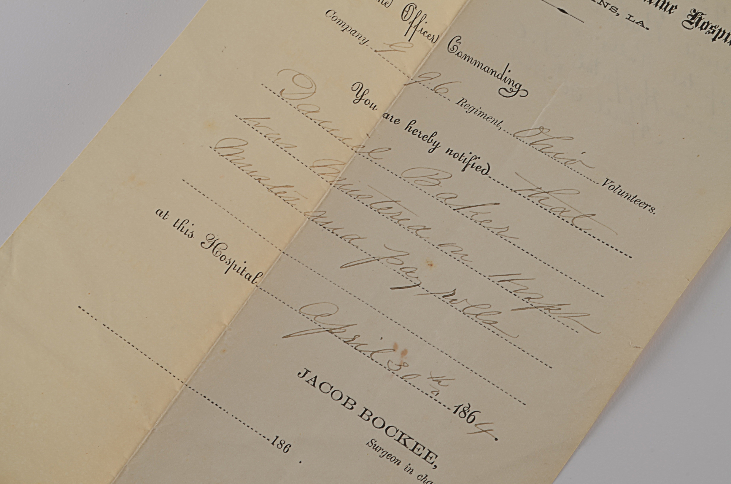 Three Original Civil War Documents 