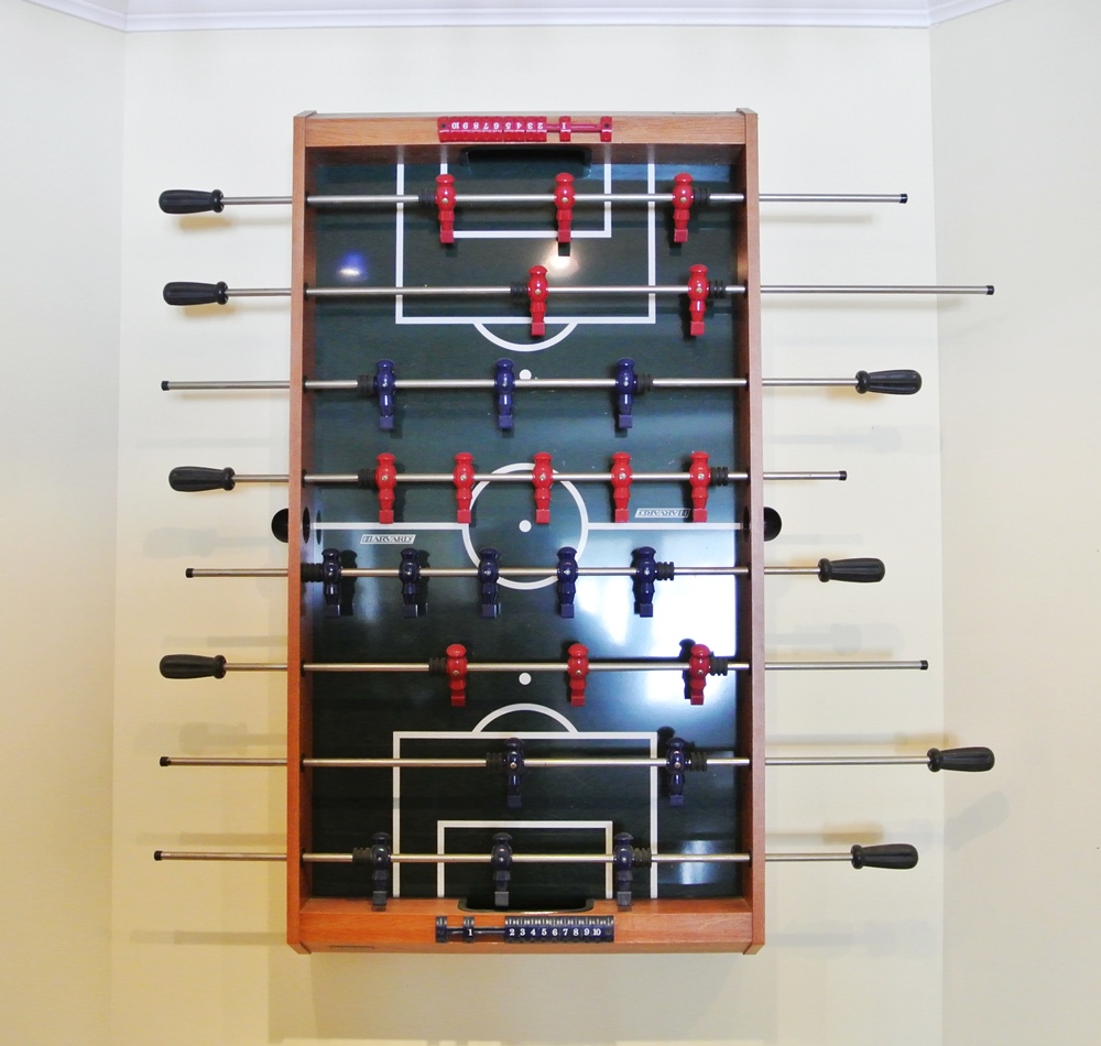 Wall Mount Harvard Foosball Table