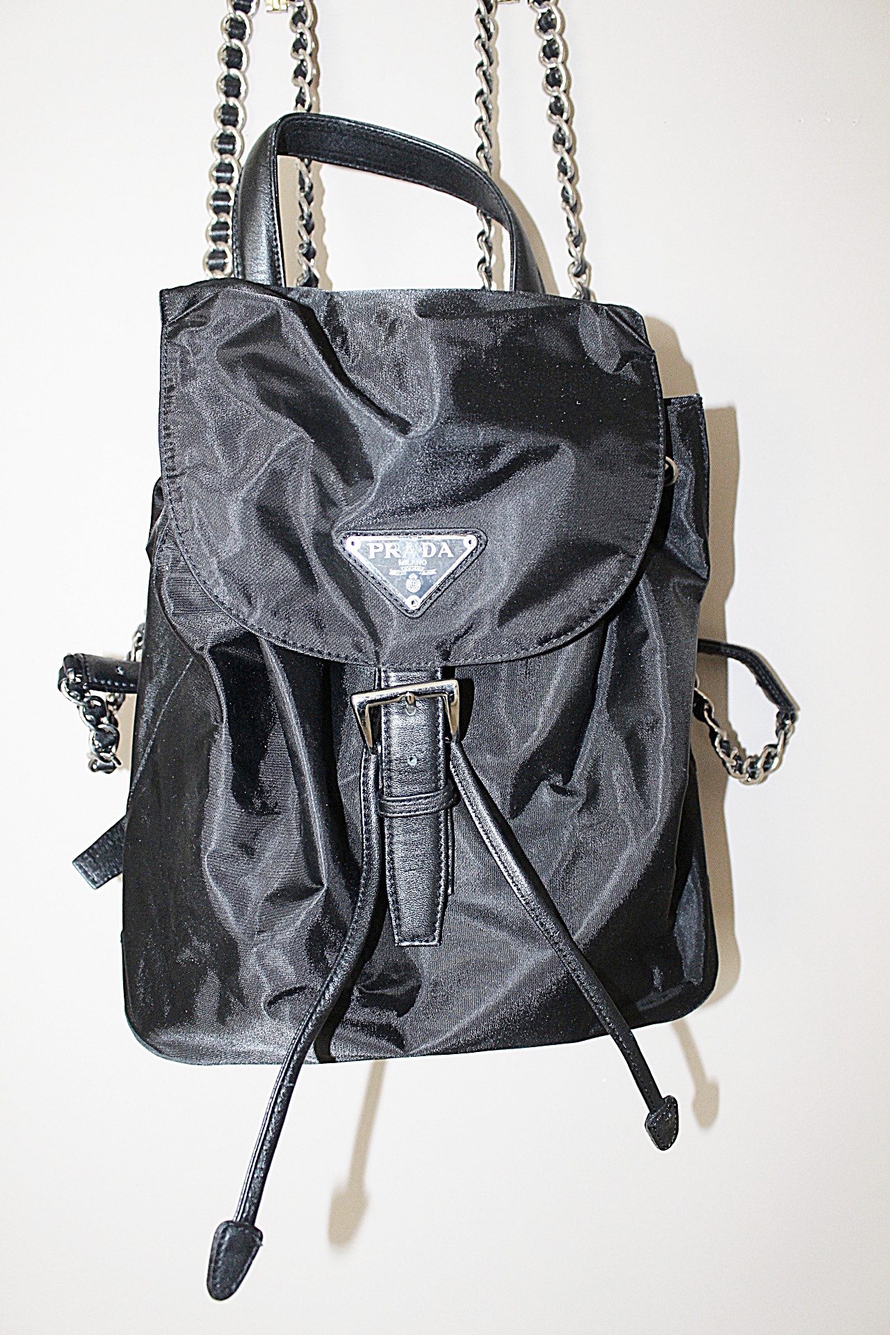 Prada Black Backpack Handbag