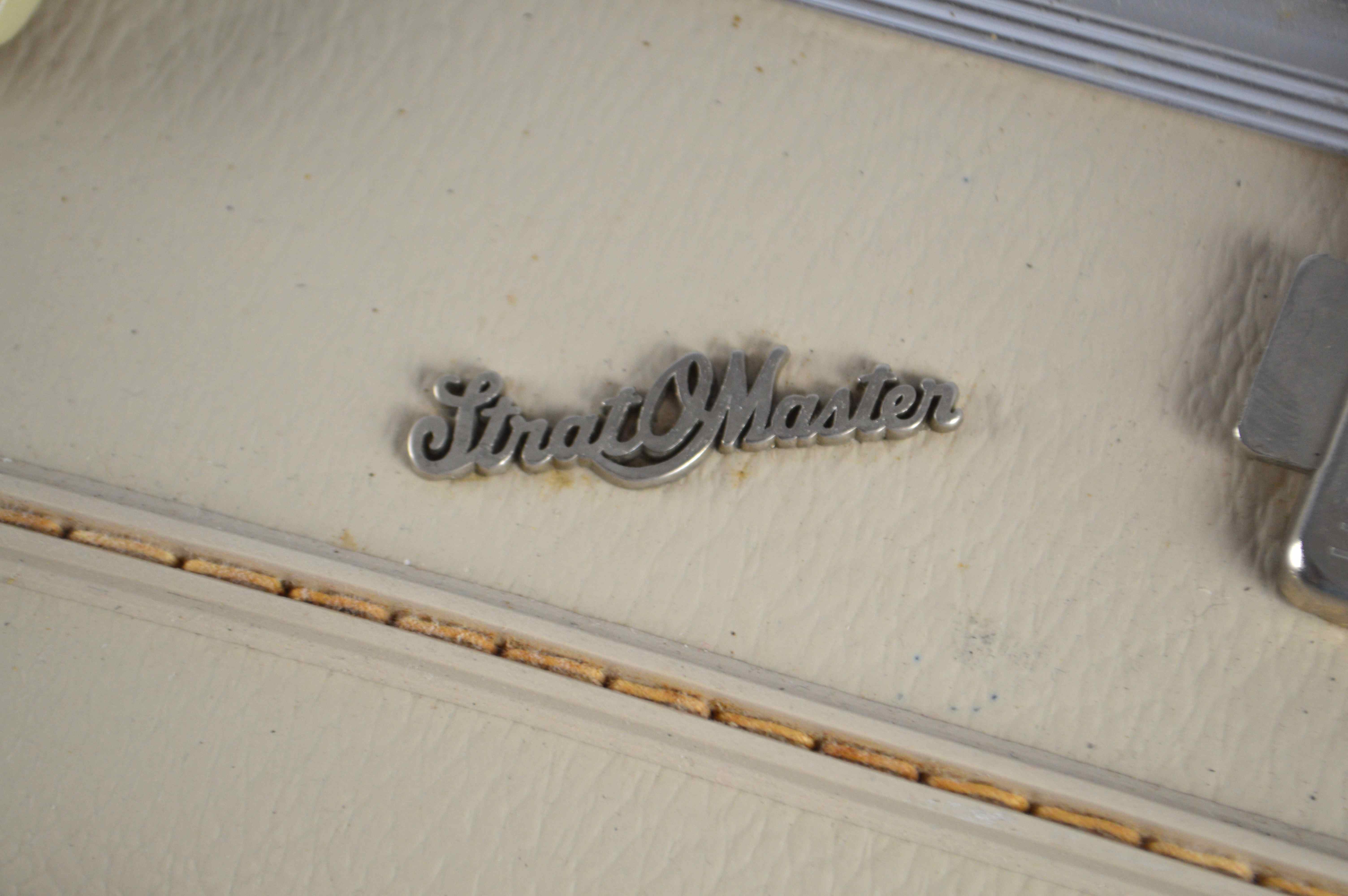 Cream Colored Vintage Suticase