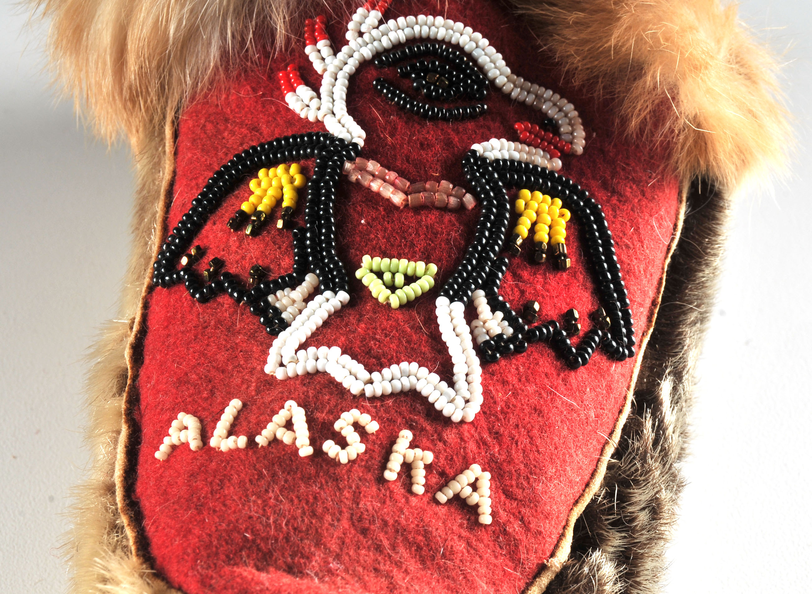 Beaded Inuit Sealskin Moccasins 