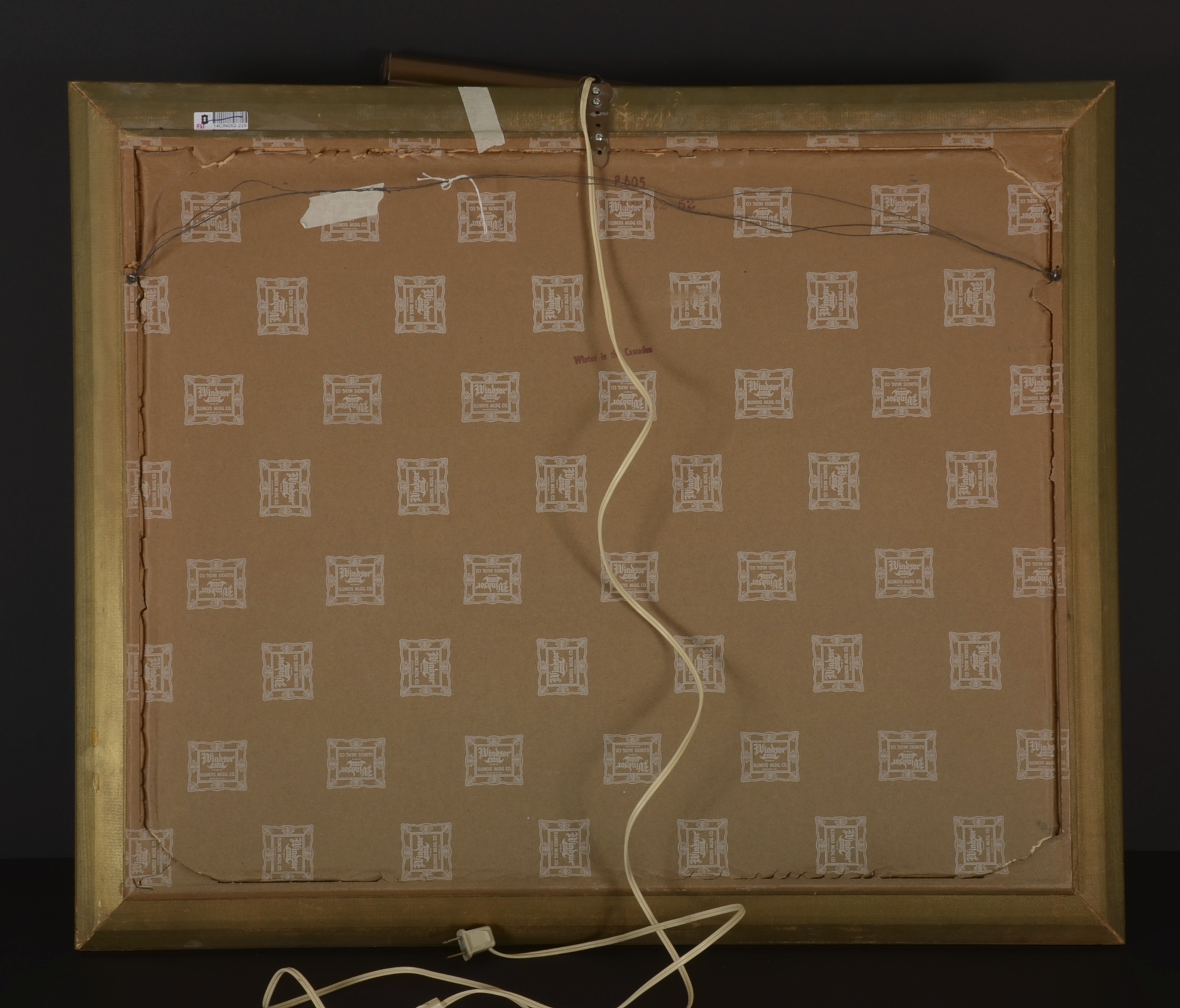 Photo Offset Lithography Reproduction of Robert Wood's Winter in the Cascades