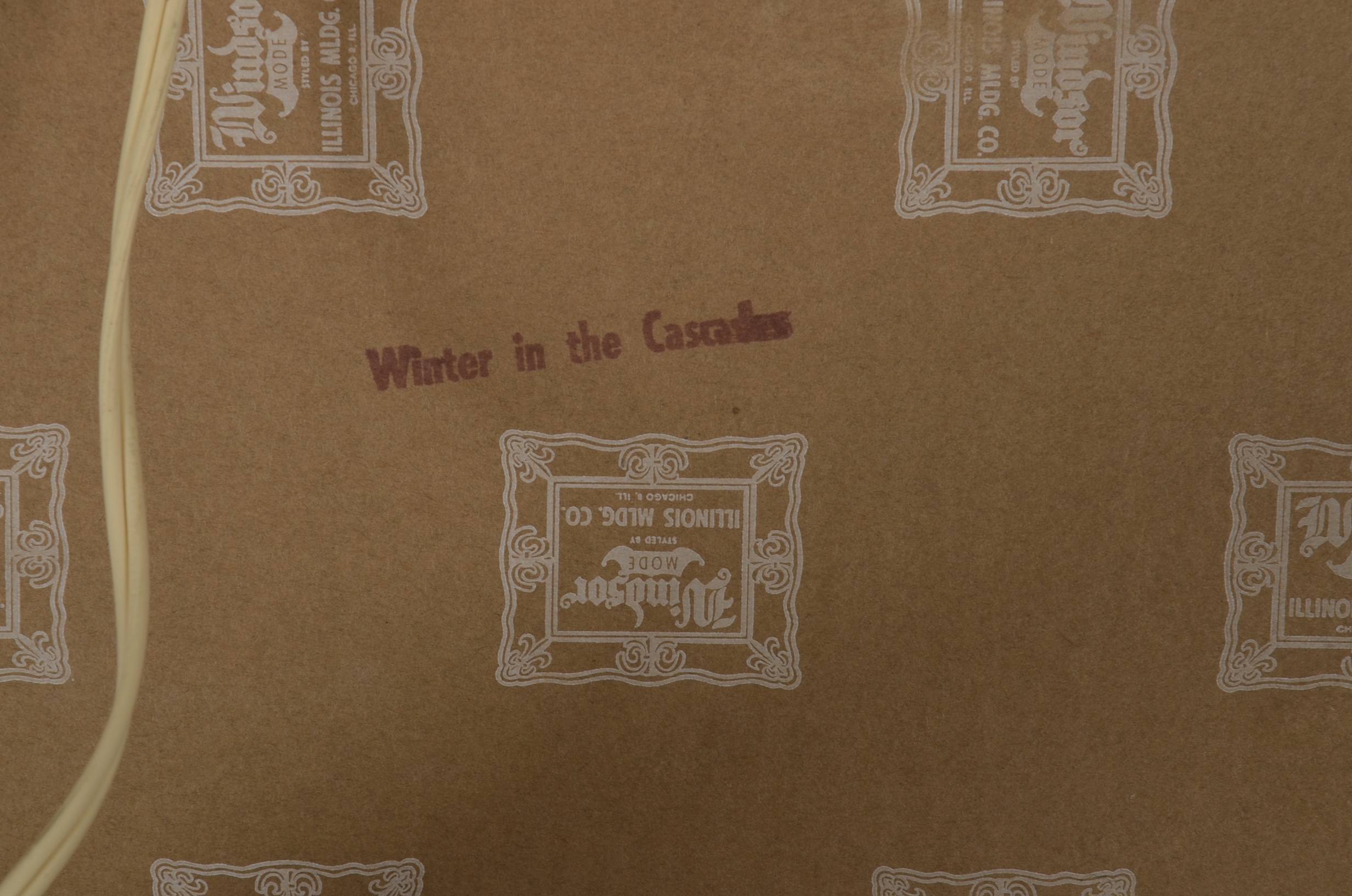 Photo Offset Lithography Reproduction of Robert Wood's Winter in the Cascades