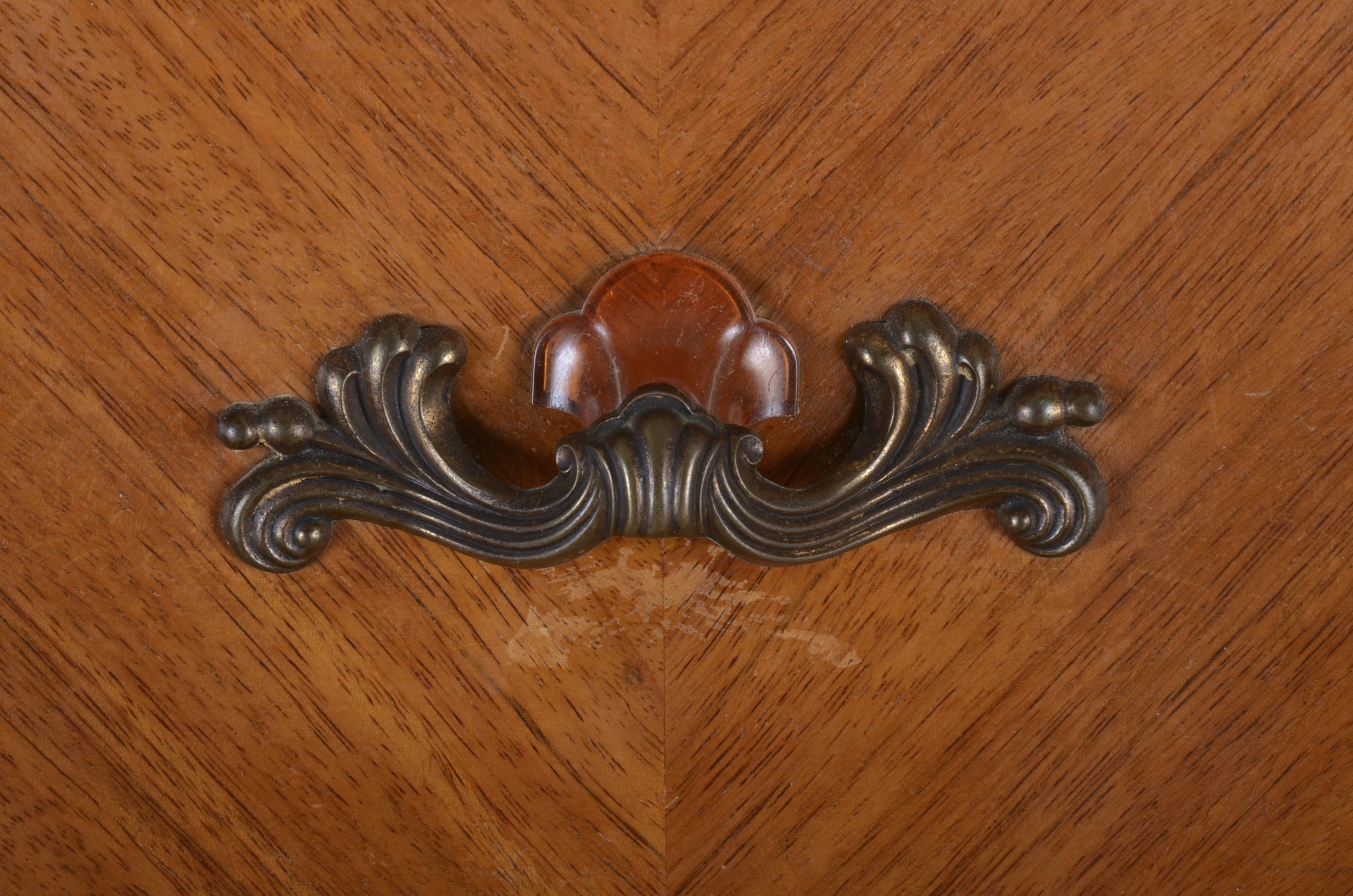 Exquisite Art Deco Waterfall Wardrobe 