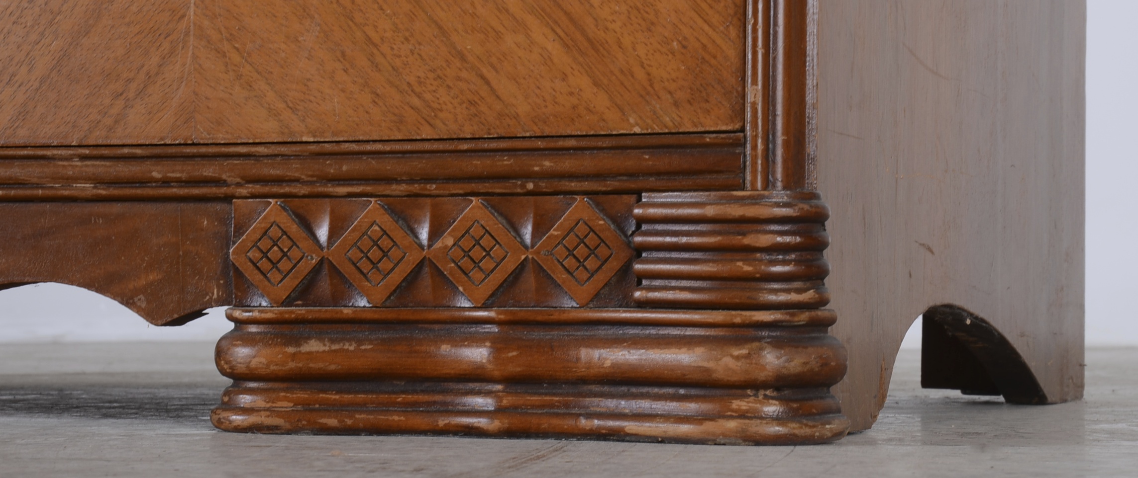 Exquisite Art Deco Waterfall Wardrobe 