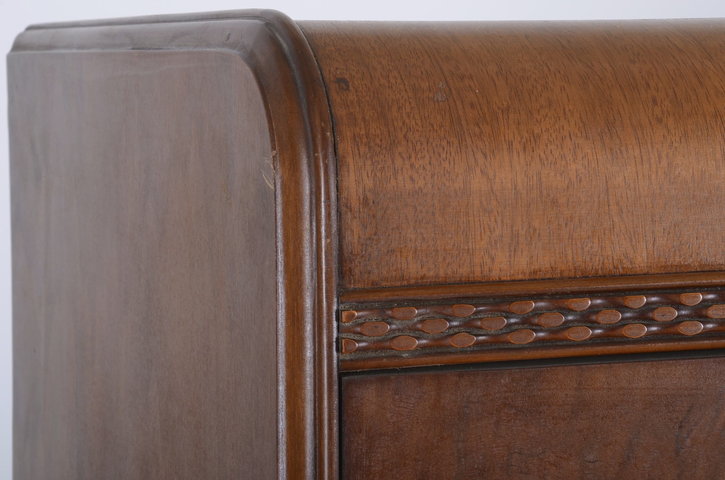 Exquisite Art Deco Waterfall Wardrobe 