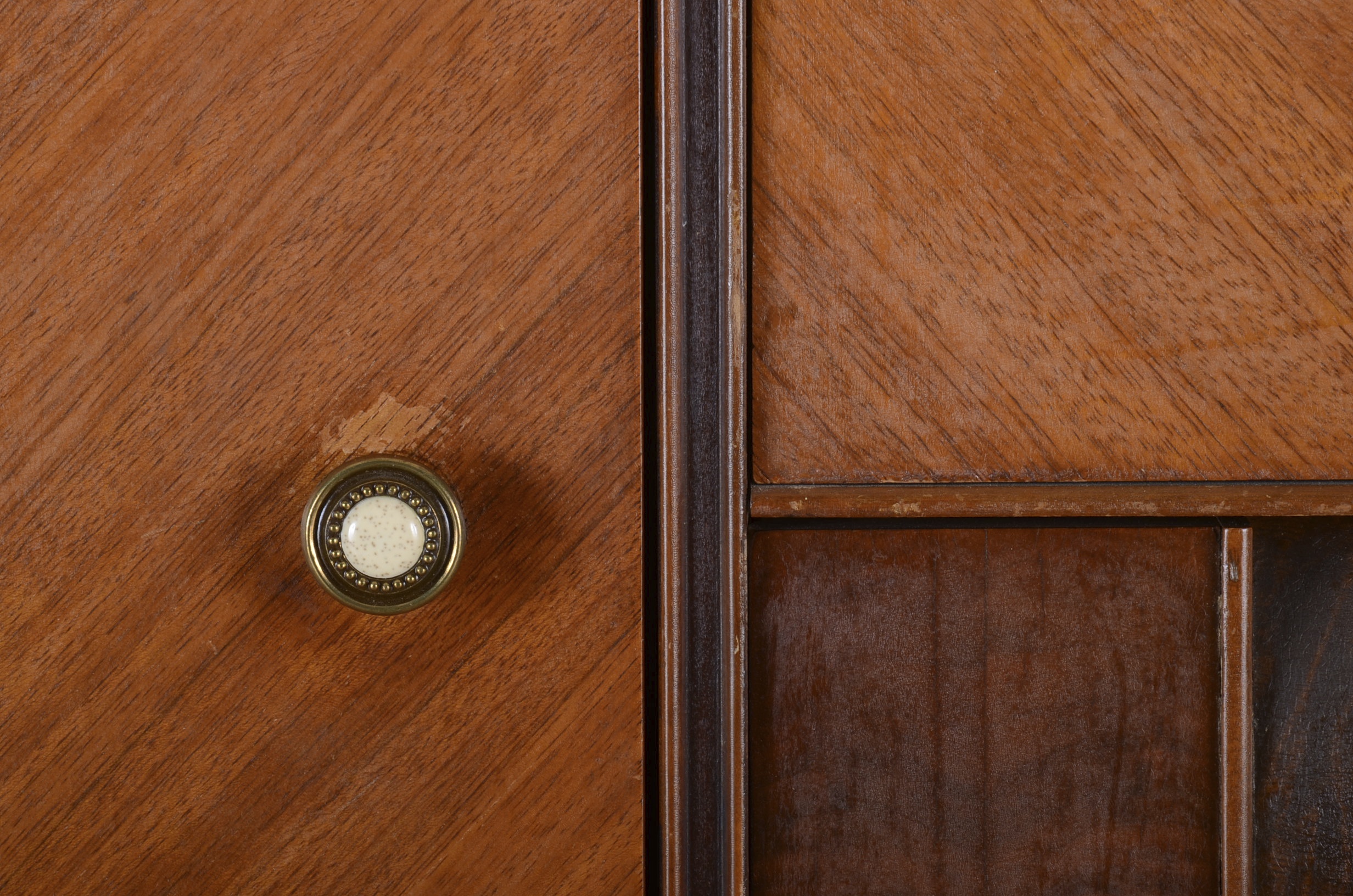 Exquisite Art Deco Waterfall Wardrobe 