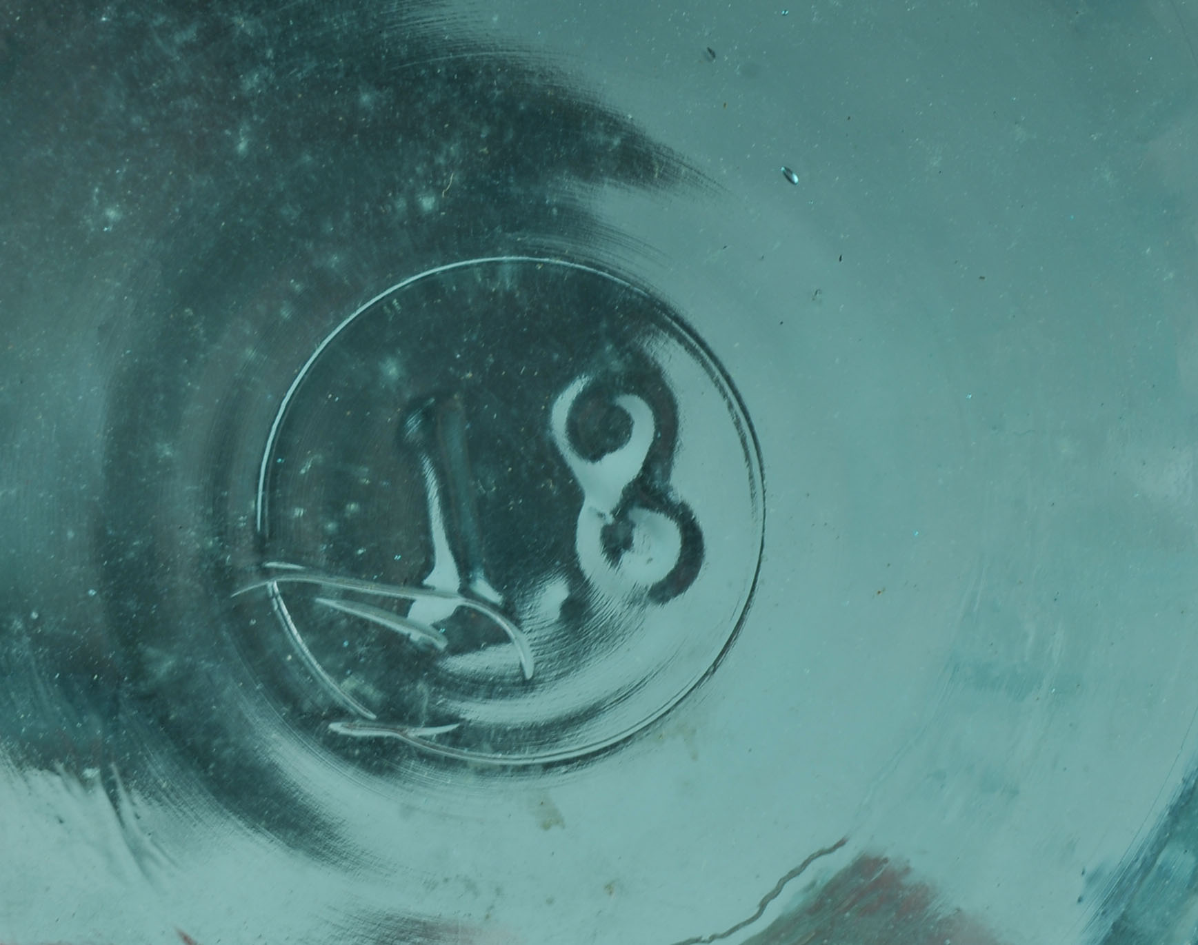 Vintage Blue Glass Mason Jars