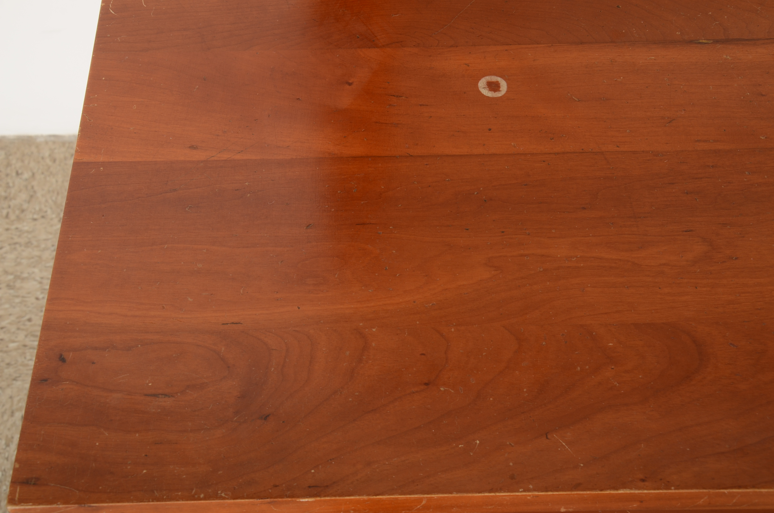 Solid Cherry Handmade Dresser and Mirror by Campbellsville Furniture Company