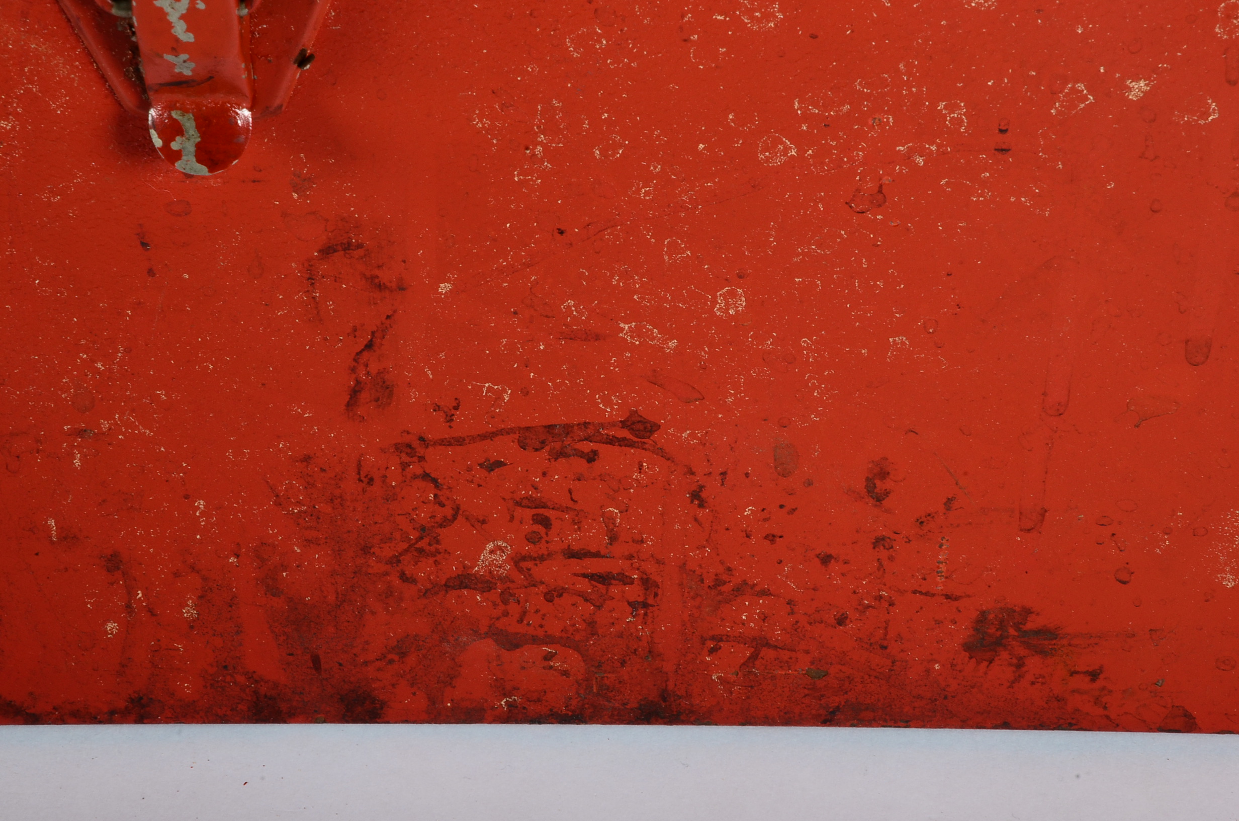 Pair of Vintage Red Metal Tool Boxes