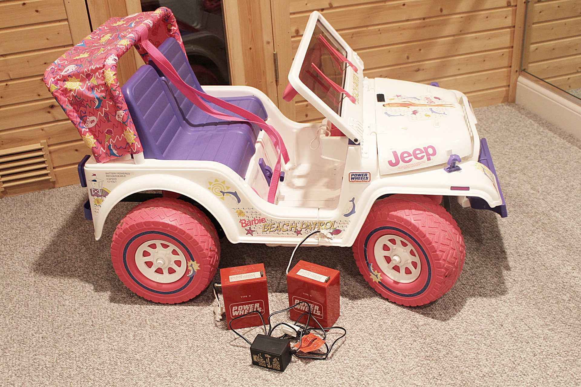 Power Wheels 1996 Barbie Beach Patrol Jeep