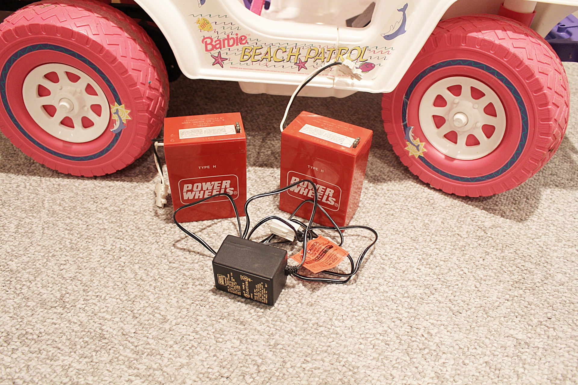 Power Wheels 1996 Barbie Beach Patrol Jeep